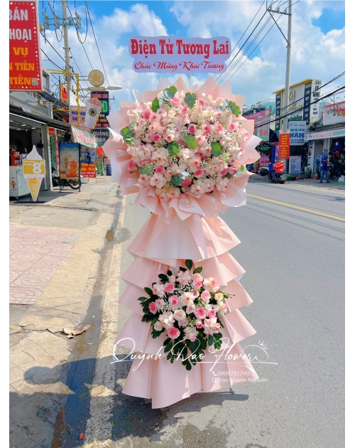 Kệ khai trương Bình Dương 