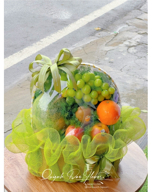 Giỏ trái cây tặng tại lái thiêu, thủ Đức 
