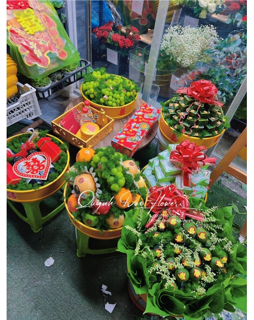 8 mâm quả cưới truyền thống 