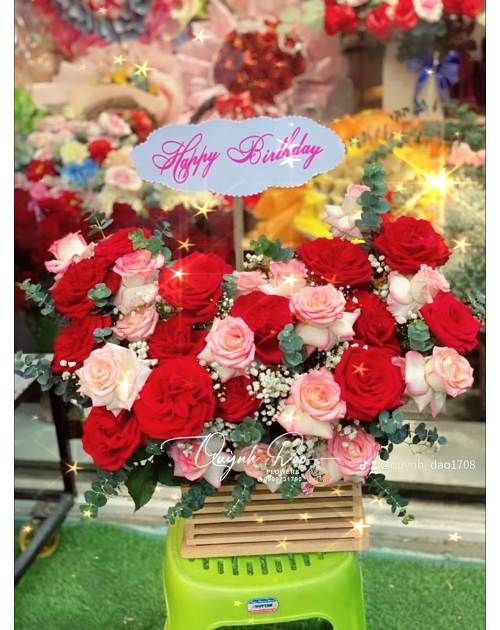 Giỏ sinh Nhật sang trọng giá bình dân 