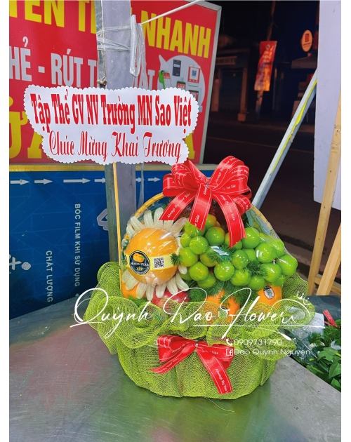 Giỏ trái cây sinh nhật 