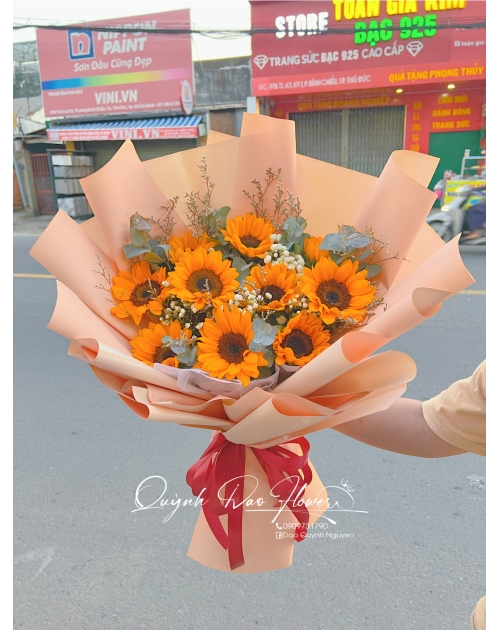 Hoa hướng dương to đẹp tặng sự kiện 