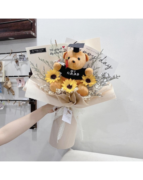 Bó hoa tốt nghiệp tặng người thân tại HCM