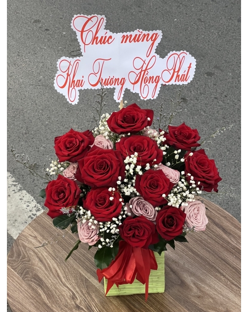 Giỏ hoa nhỏ tặng sinh nhật 