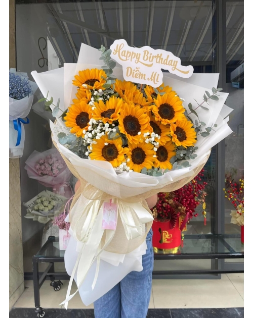Bó hoa hướng dương tặng sinh nhật bạn