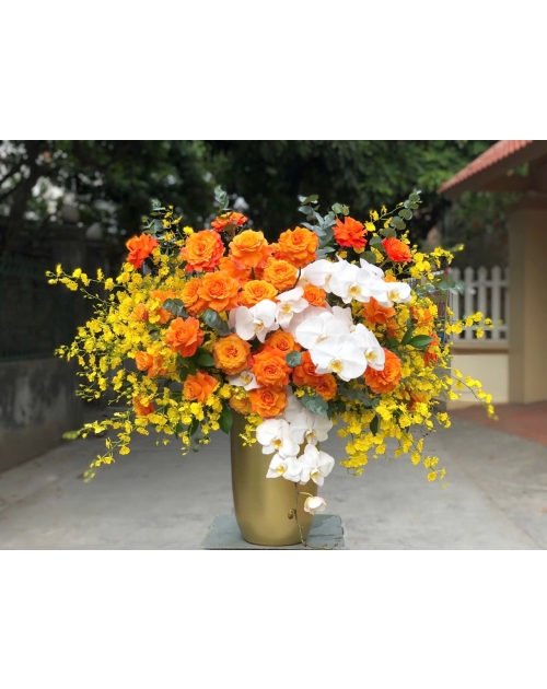 Chậu hoa sang trọng to đẹp 