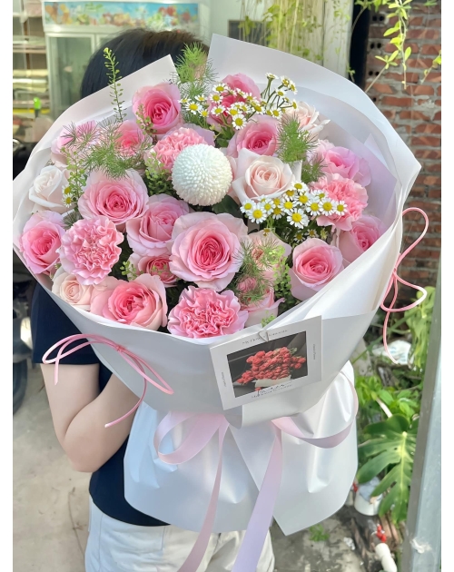 Bó hoa Tone Hồng gần tam hà Thủ Đức 