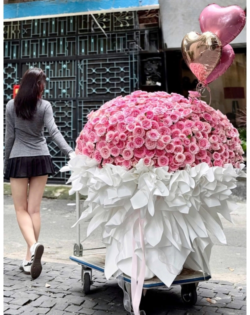 Bó hoa Hồng 500 bông