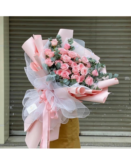 Bó hoa tone Hồng sang trọng 