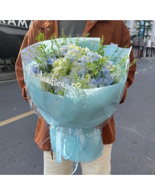 Bó hoa Cẩm Tú cầu tặng tốt nghiệp 