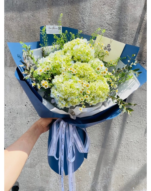 Bó hoa Cẩm Tú cầu gần Dĩ An