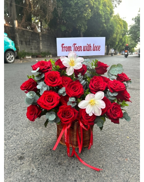 Giỏ hoa tặng sếp bình dương