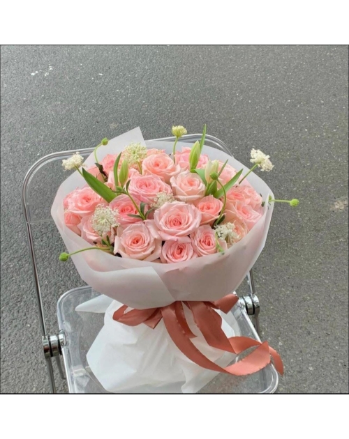 Bó hoa tone paster kiểu Hàn
