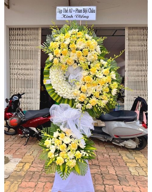 Hoa viếng dĩ an, thuận an