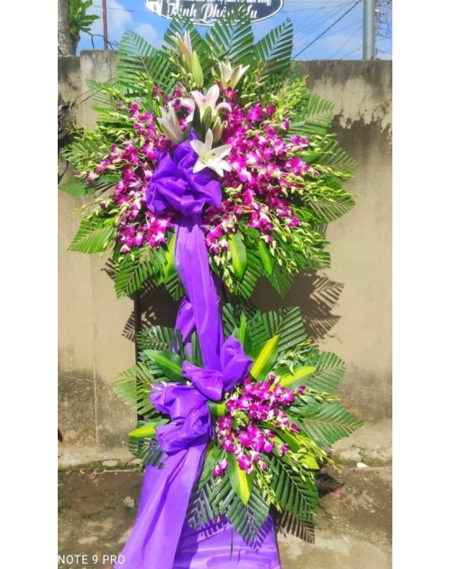 Kệ viếng lan tím giá rẻ