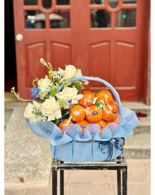 Giỏ trái cây cam thủ Đức 