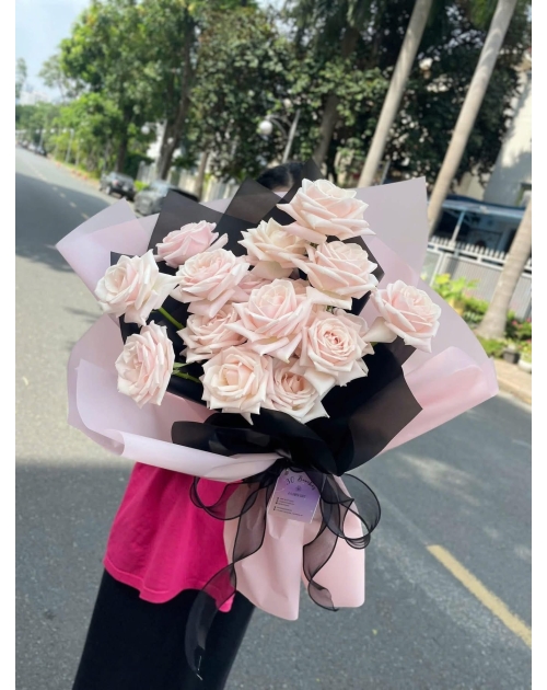 Bó hoa Hồng kem tại Thủ Đức 
