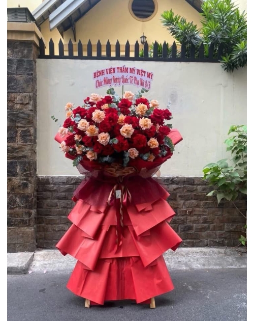 Kệ hoa khai trương hiện đại 