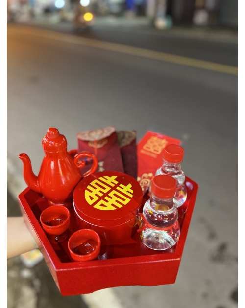 Combo 6 mâm quả cưới hiện đại 