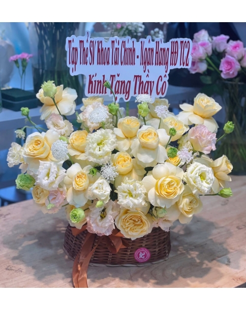 Giỏ hoa tươi cần Thơ 