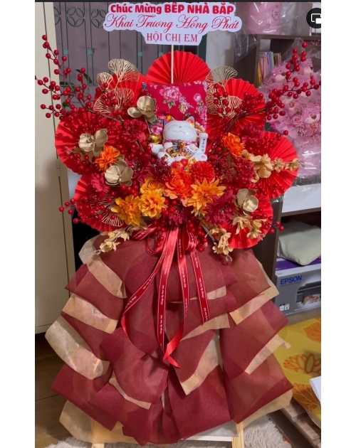 Kệ mèo thần tài khai trương 