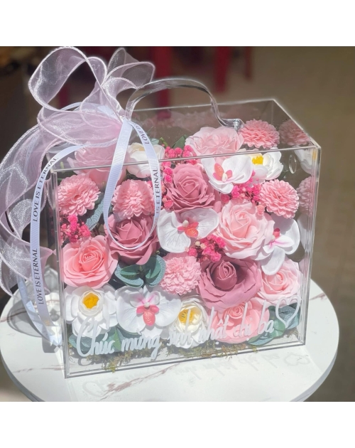 Vali mica hoa sáp lan hồ điệp 