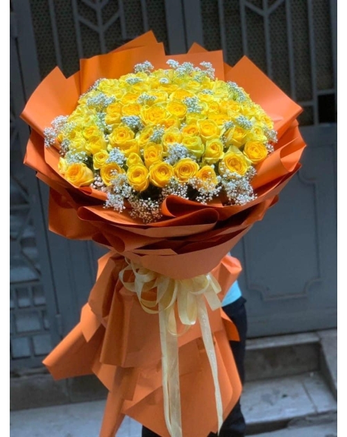 Bó hoa Hồng vàng to đẹp, shop hoa gần nhất