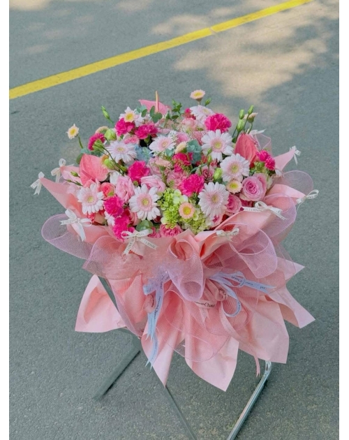 Bó hoa Hồng mix công chúa 