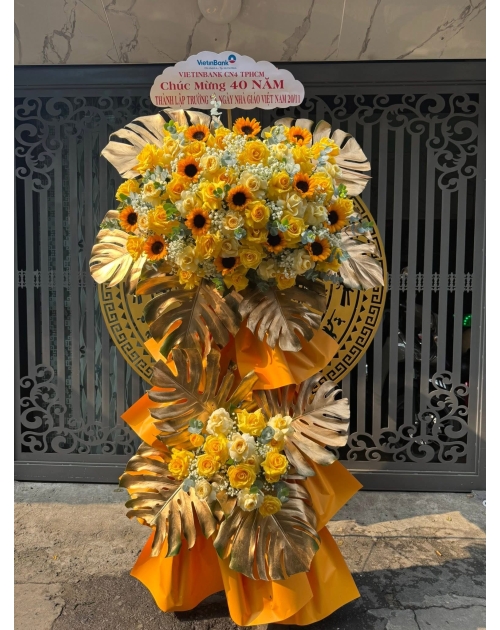 Kệ khai trương màu vàng tại Trà Vinh, An Giang, Kiên Giang, Hà Tiên