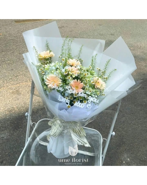 Bó hoa đồng tiền mix cúc tana tại quận 12, Tân Bình, Bình Tân