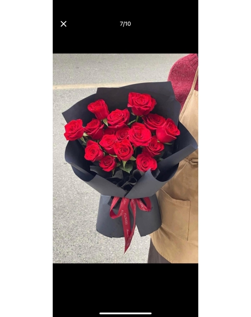 Bó hoa hồng đỏ sang trọng, tại quận 7, quận 8,quận 10,quận 11