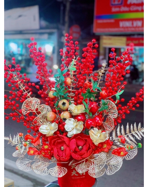 Hoa để bàn tết
