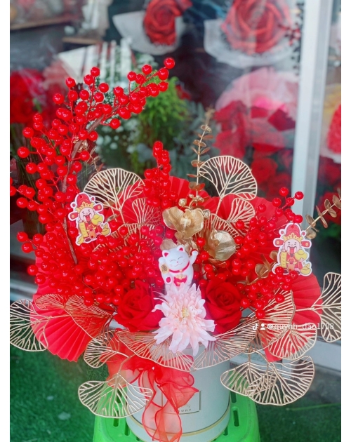 Bình hoa trang trí tết