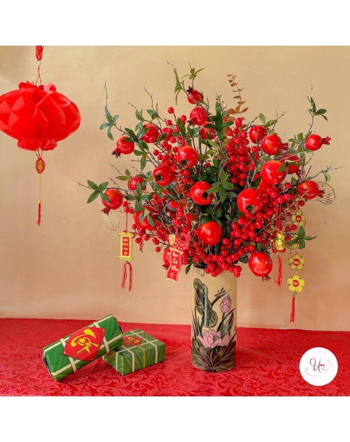 Hoa trưng bàn tết