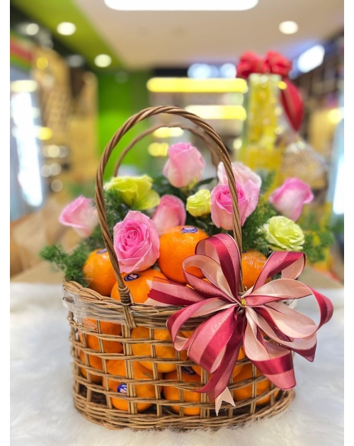 Giỏ trái cây cam tươi 