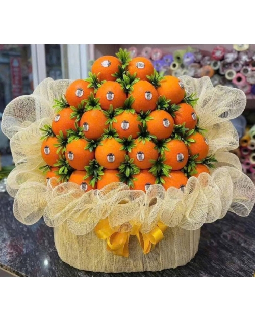 Giỏ trái cây cam to đẹp 