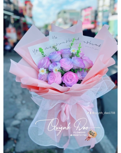 Bó hoa galaxy tặng tốt nghiệp 