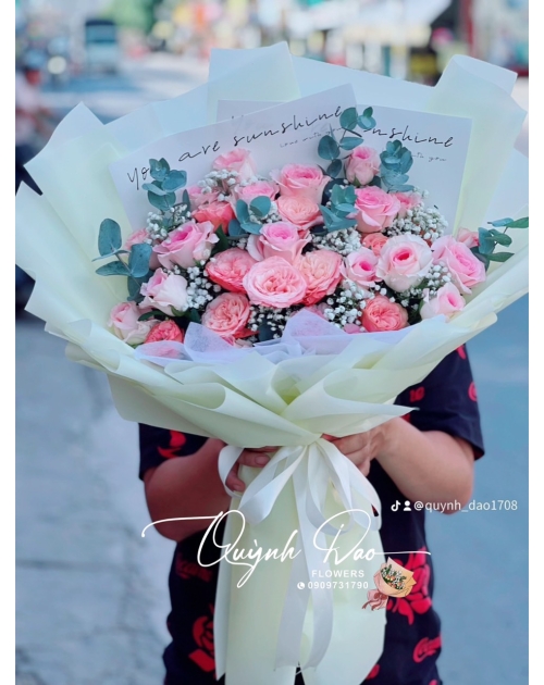 Bó hoa tặng tốt nghiệp ban thân