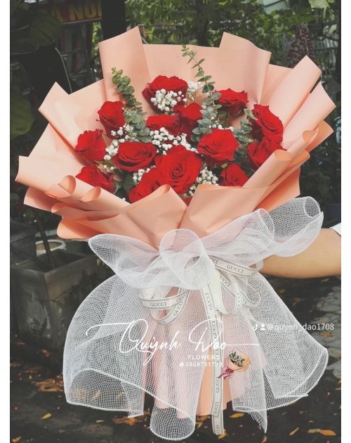 Bó hoa tặng vợ có thêm thành viên 