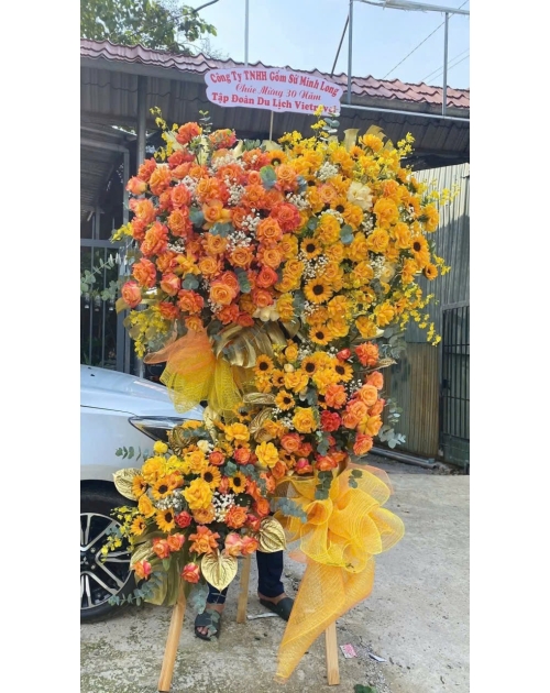 Kệ khai trương 3 tầng khổng lồ 