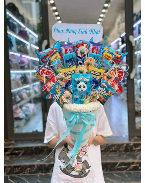 Bó hoa bánh kẹo trung thu quận 12