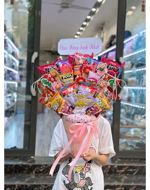 Bó hoa bánh kẹo trung thu quận 12
