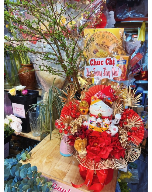 Mèo thần tài mini