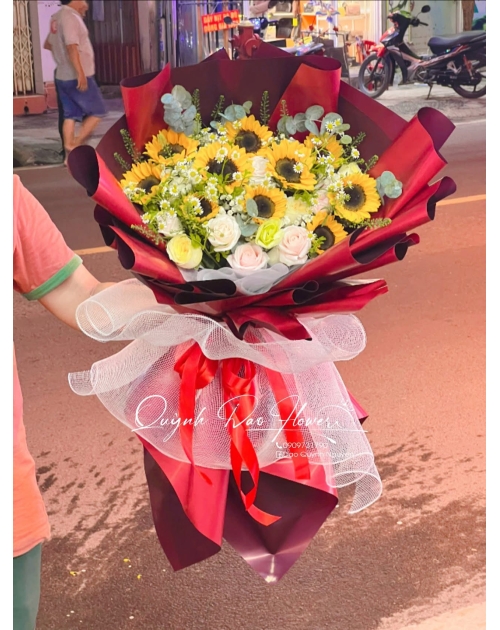 Bó hoa hướng dương tại Lái Thiêu 