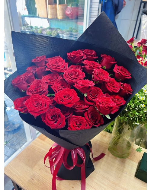 Bó hoa đỏ nhung thủ Đức hcm