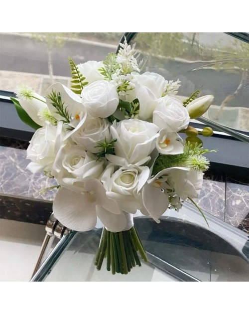 Bó hoa cưới lan hồ điệp 
