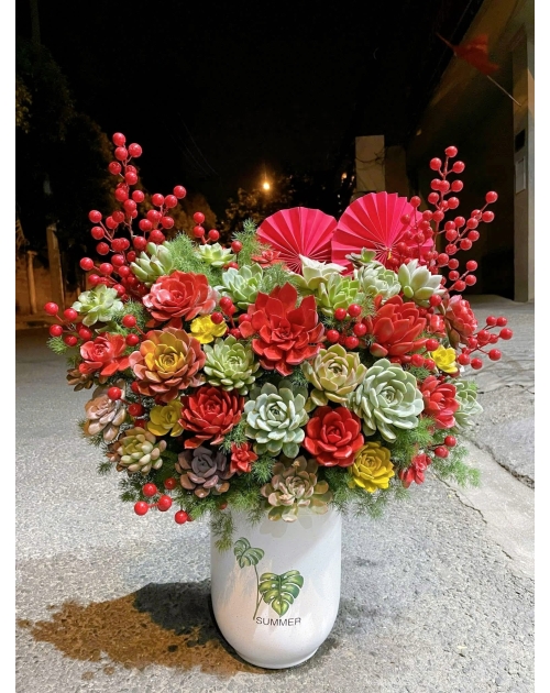 Hoa sen đá quận 1 cao 70cm