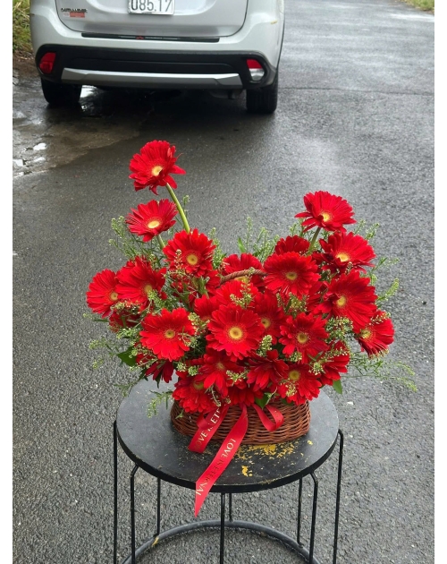 Giỏ hoa thần tài 