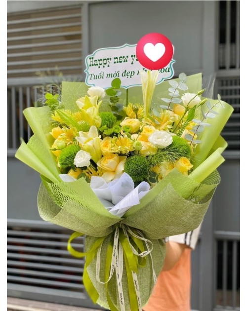 Bó hoa Tone xanh lá tại Thủ Đức 