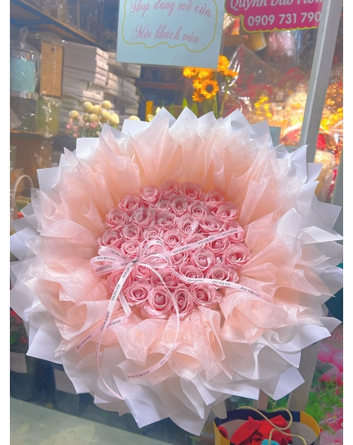 Bó hoa sáp tròn 8/3